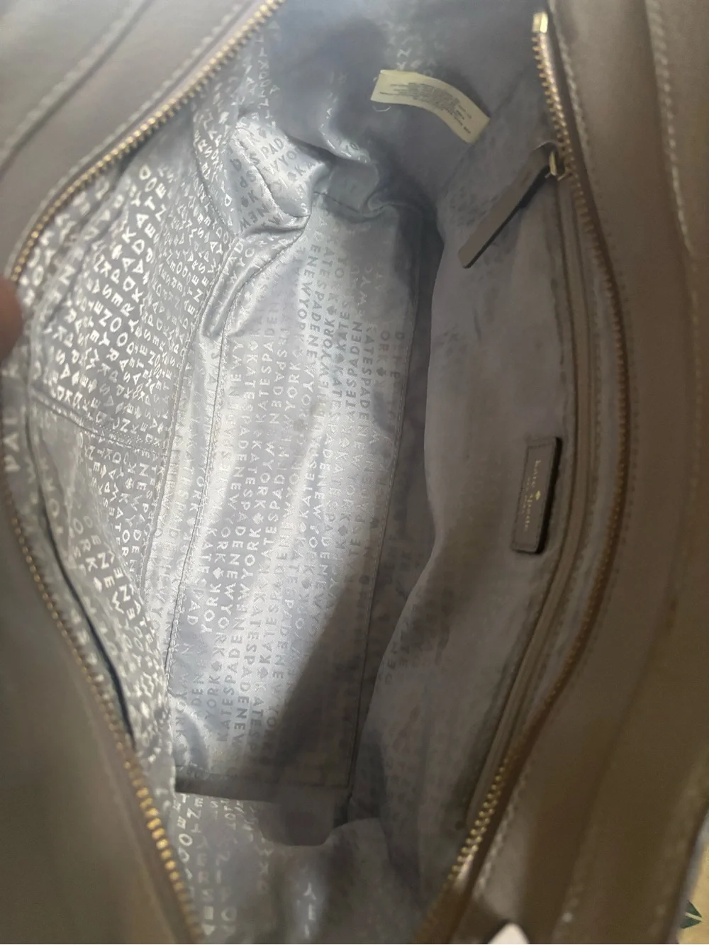 kate spade structured leather